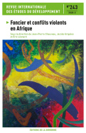 Foncier et conflits violents en Afrique