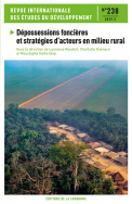 Dépossessions foncières et stratégies d'acteurs en milieu rural