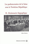 Les parlementaires de la Seine sous la III<sup>e</sup> République
