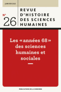 Les 'années 68' des sciences humaines et sociales