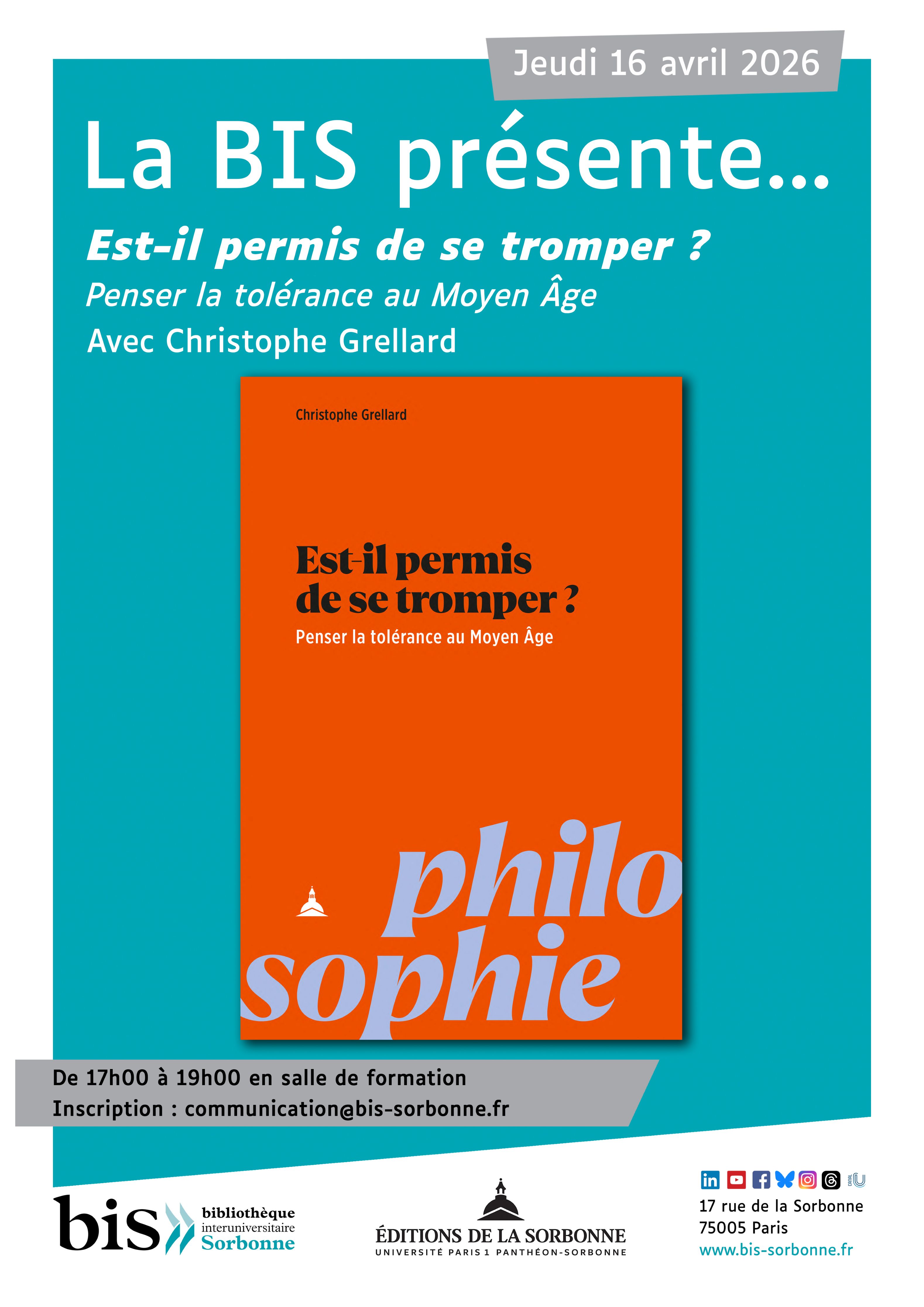 La BIS présente... « Est-il permis de se tromper ? »
