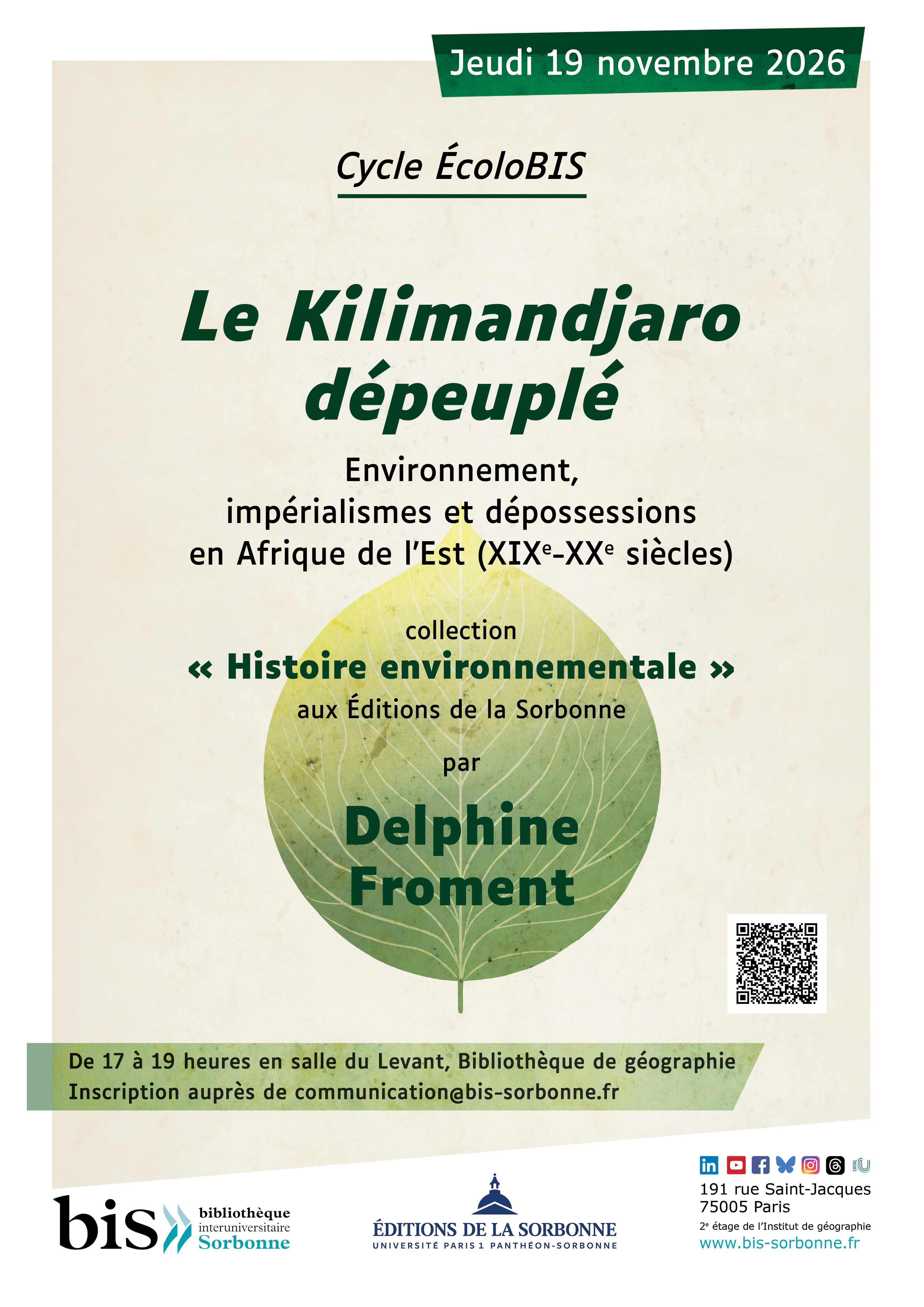 ÉcoloBIS : Le Kilimandjaro dépeuplé